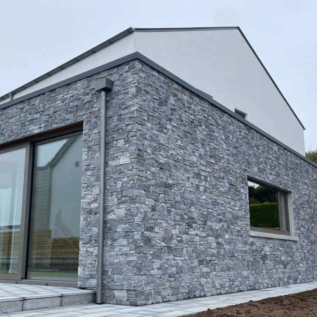 Blue Diamond Cladding - Walsh Paving Centre Galway
